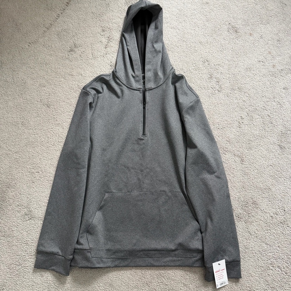 Apt. 9 Dark Gray Quarter-Zip Hoodie